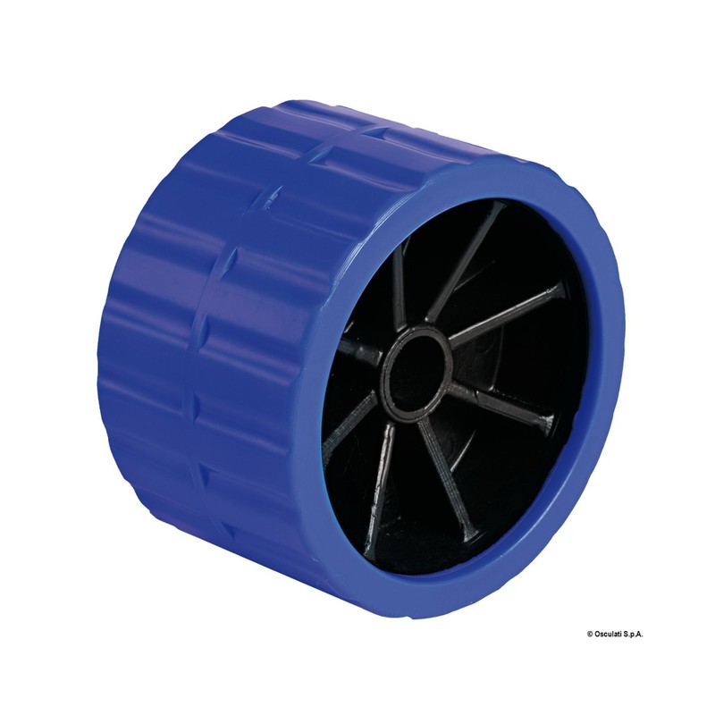 Roue latérale noir 75 mm Ø trou 17 mm – Image 2