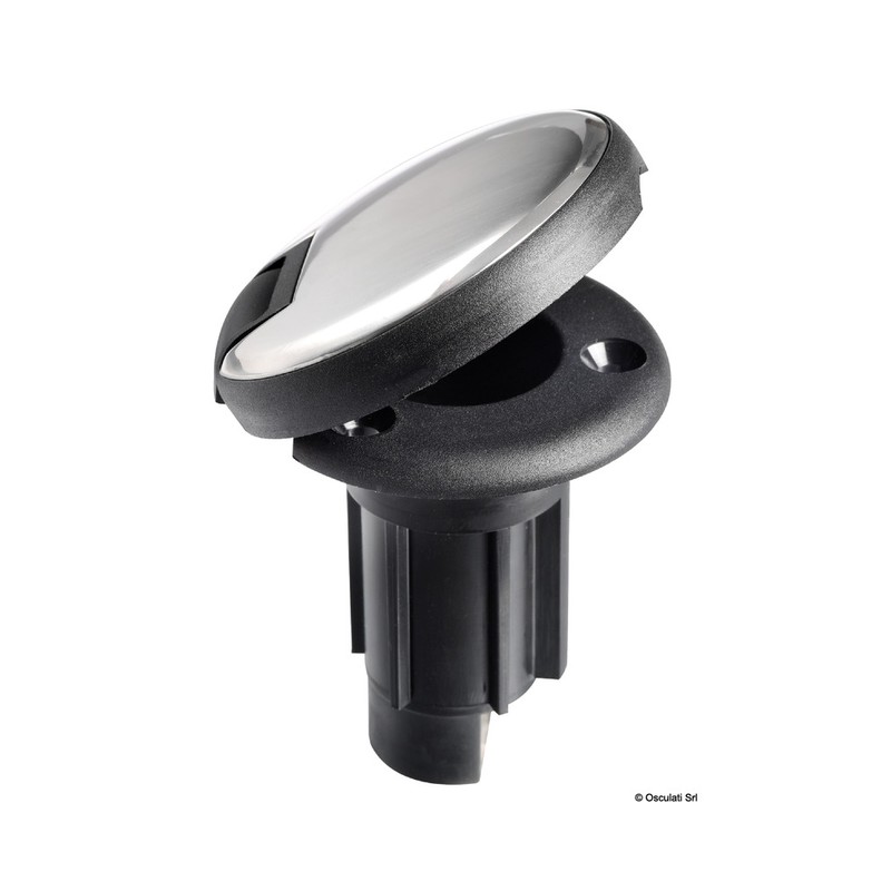 Base nylon+AISI316 base encastrer 3 contacts noir – Image 2
