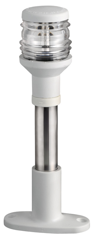 Hampe Compact en inox 20 cm feu blanc