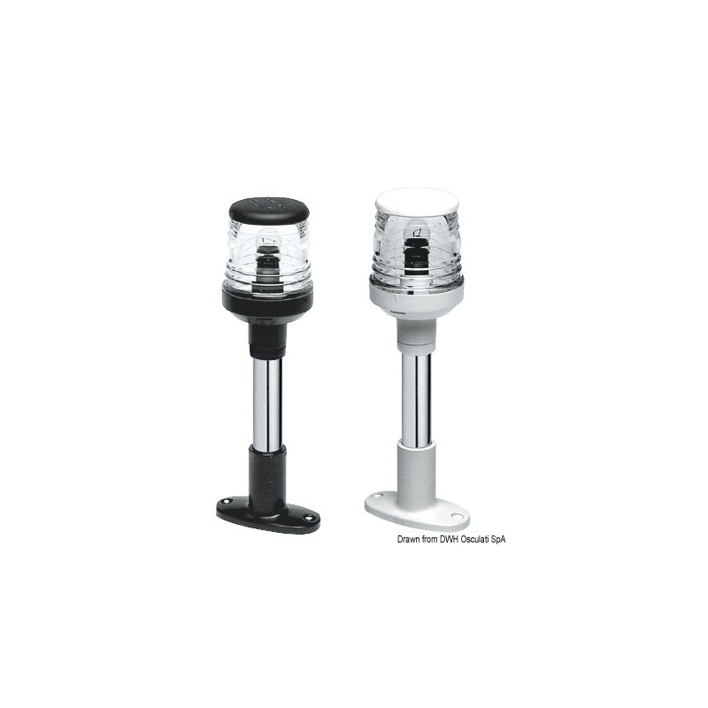 Hampe Compact en inox 20 cm feu noir noir – Image 2