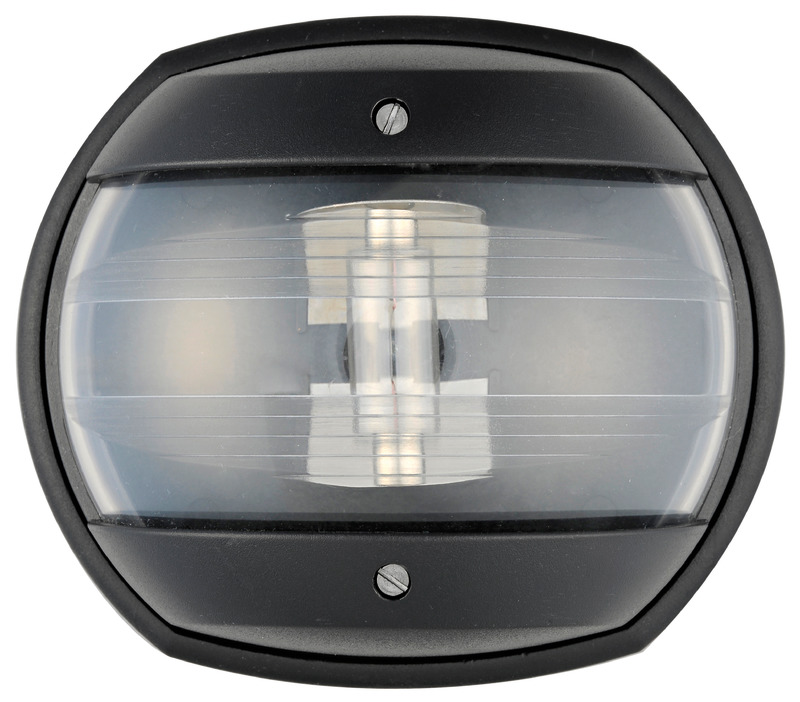 Feu de navigation Maxi 20 noir 12 V/proue blanc