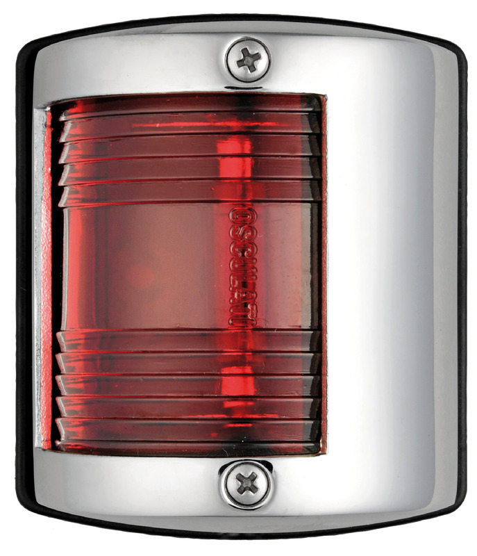 Feu de navigation Utiity 85 acier/112,5° rouge
