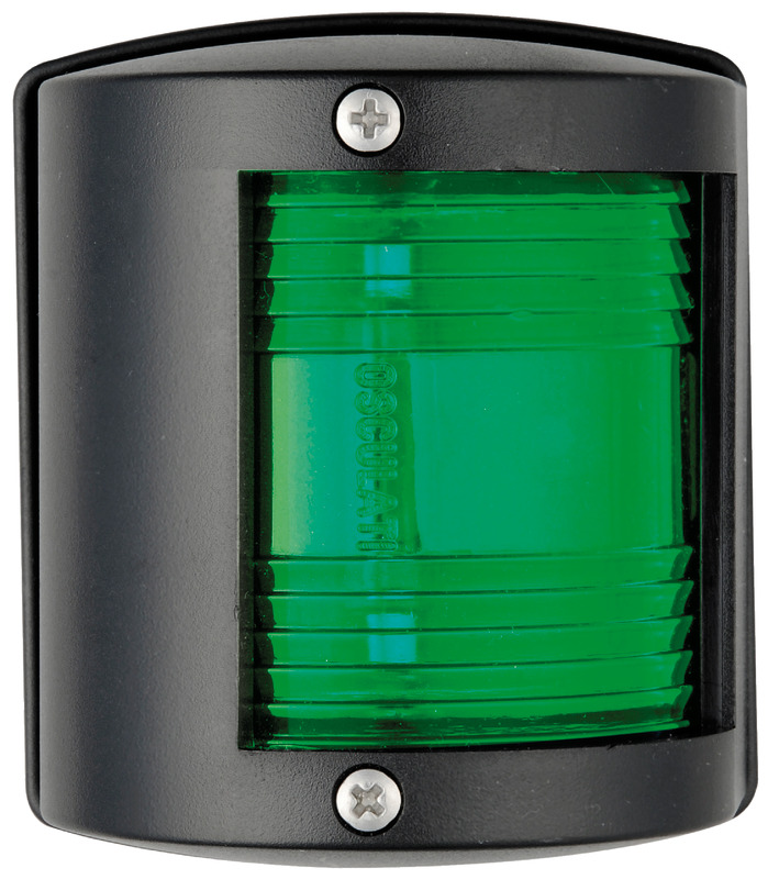 Feu de navigation Utility 77 noir/112,5° vert