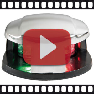 Feu navigation LED NEMO - 225° proue Bulk montage horizontal