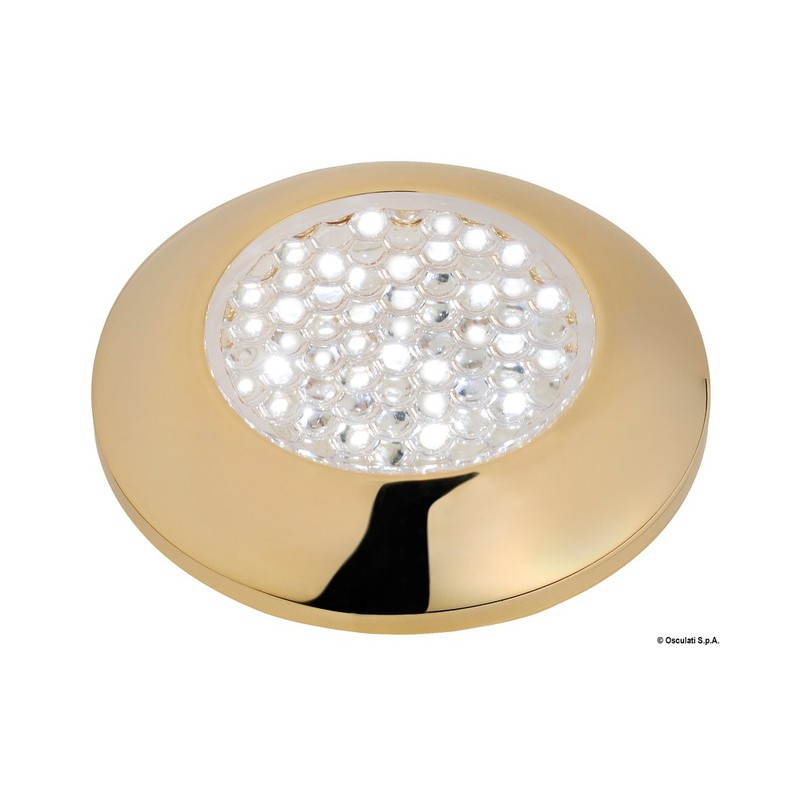 Plafonnier étanche LED doré – Image 2