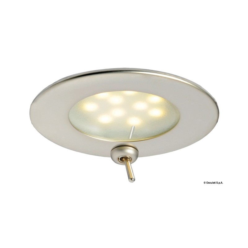 Spot LED Atria satiné avec interrupteur – Image 2
