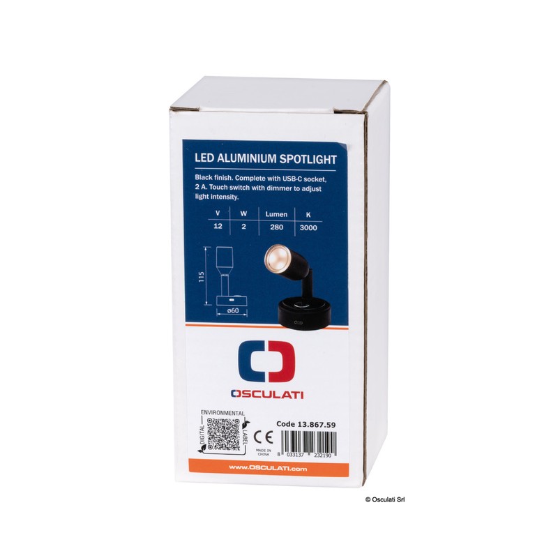 Spot LED articulé noir – Image 3