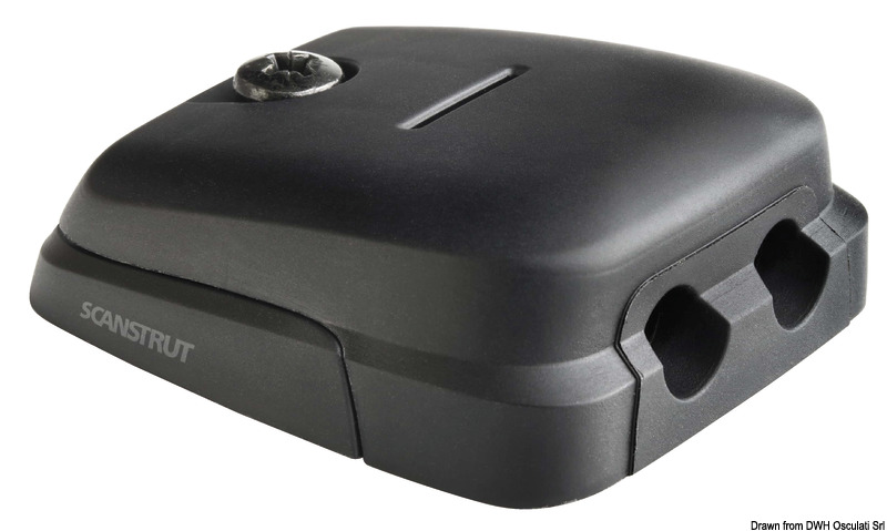 Etoupe horizontal SCANSTRUT plastique noir 2-5/6mm
