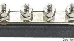 Barrette support Bus-Bar 4 x 5 mm