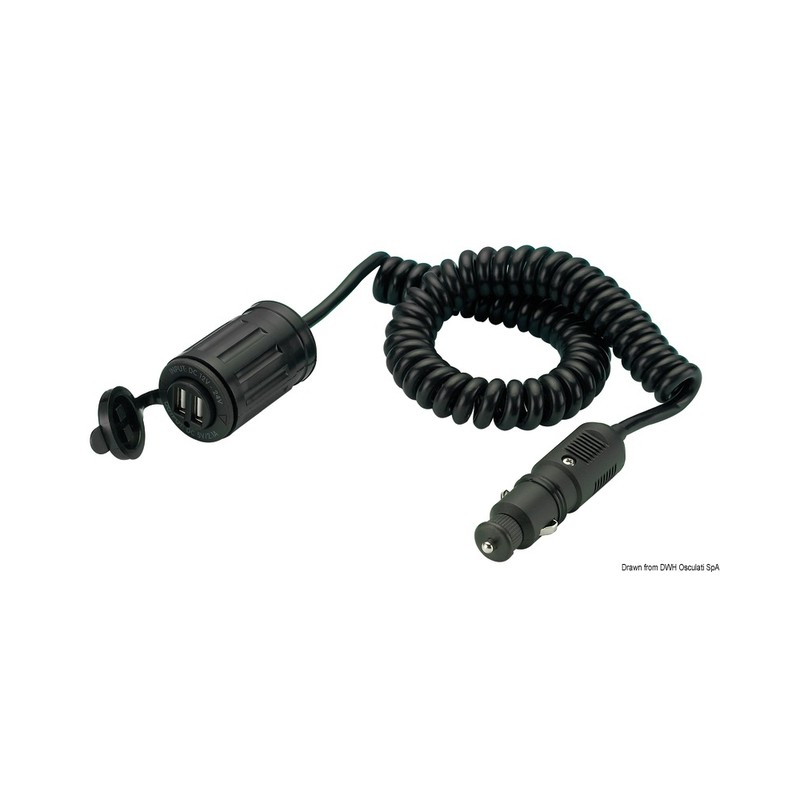 Double USB + micro USB + prise courant 8 A – Image 2