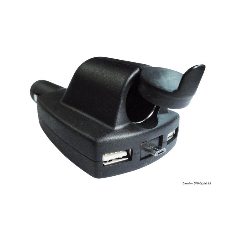 Double USB + micro USB + prise courant 8 A – Image 3