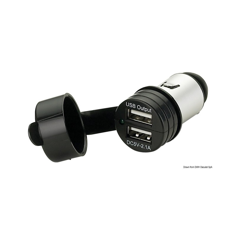Rallonge et prise courant + double USB + micro USB – Image 2
