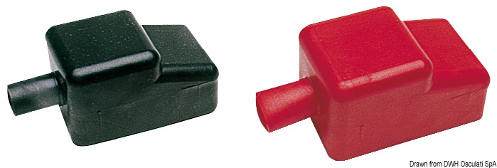 Paire de capuchons p. cosses batterie