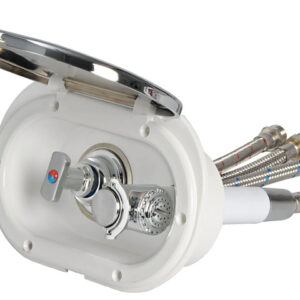 Coffret douche tuyau inox 2,50 m