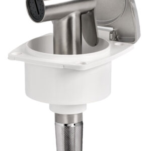 Douche pont New Edge inox Tiger tuyau inox 2,5 m