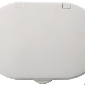 Coffret douche blanc Oval PVC 2,5m sortie arrière Sortie douche arrière