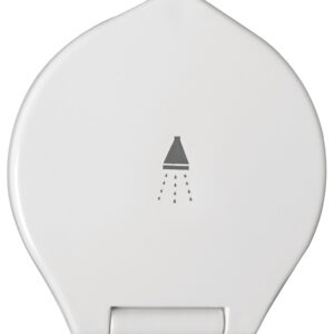 Coffret douche Elegant blanche tuyau PVC 2,5 m Montage à paroi