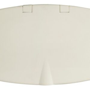 Coffret douche New Edge blanc tuyau PVC 4 m Sortie douche arrière