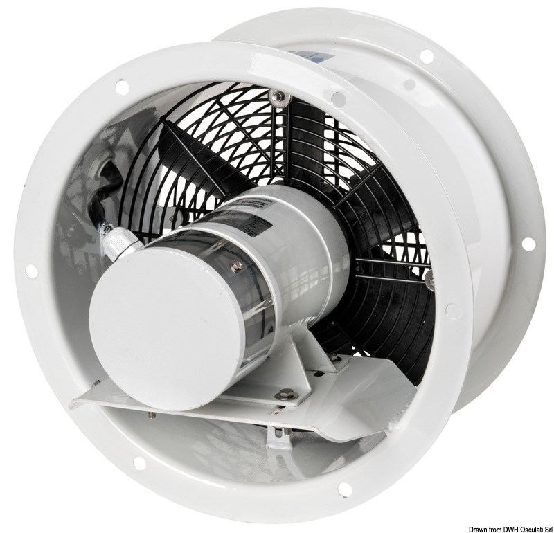 Ventilateur hélicoïdal 24 V 0.37 kW 2000rpm FRR