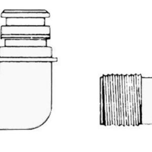 Raccord de rechange p. pompes Flojet fileté 1/2"