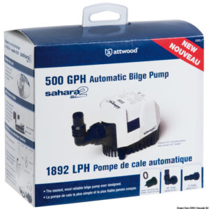Pompe de cale ATTWOOD Sahara Mk2 S500 12V 26l 12pc