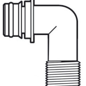 Europump raccord express gachette 90° 1/2" fileté