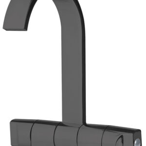 Robinet noir Style eau chaude + froide
