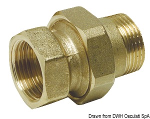 Raccord 3 pièces droit 3/8"