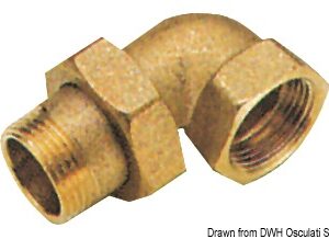 Raccord 3 pièces 90° 3/8"