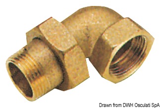 Raccord 3 pièces 90° 3/8"