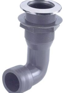 Passe-coque nylon 90° - 1/2"