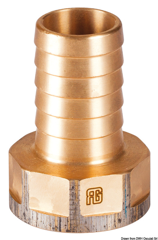Embout femelle en bronze GUIDI 1" x 25 mm