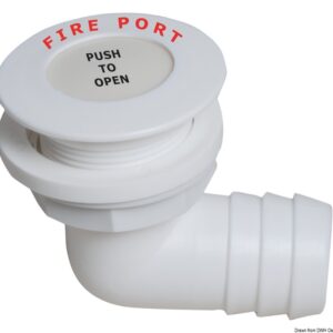 Fire port 90° embout 38mm