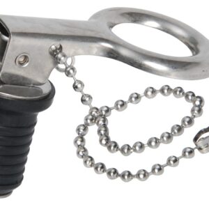 Bouchon nable inox avec chaîne 22 mm