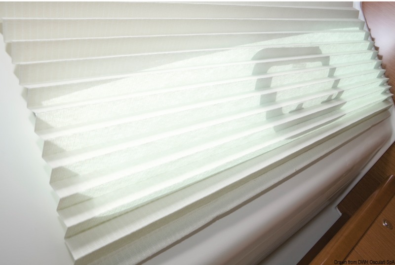 Oceanair pleated shade 381 x 305 mm crème