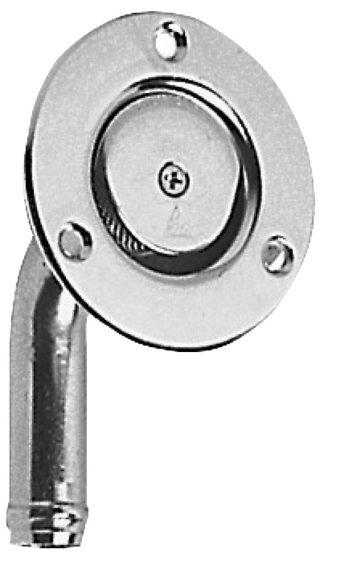 Event carburant inox à ras tête 66 mm