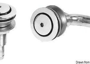 Event carburant droit AISI 316 poli miroir 45 mm