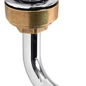 Event laiton chromé coudé 90° droit 16 mm