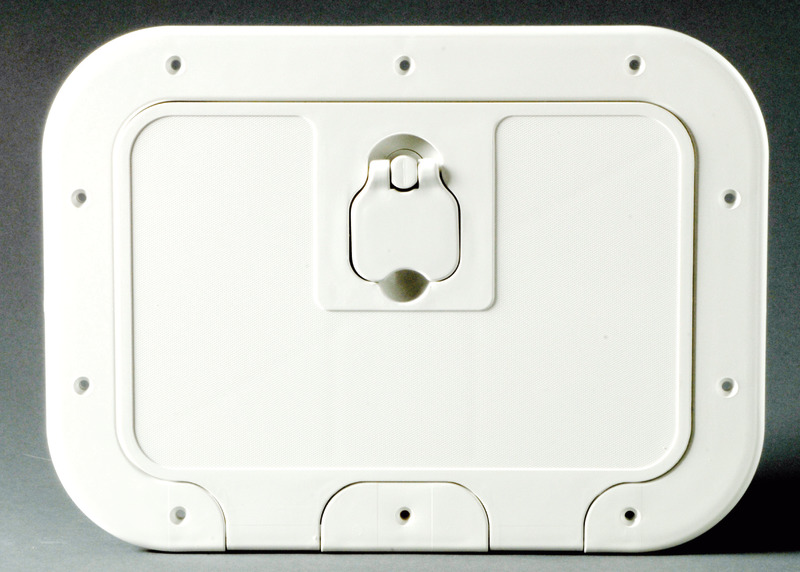 Trappe d'inspection blanc antidérapante 280x380 mm