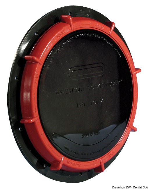 Trappe étanche noire WHALE Henderson 236 mm