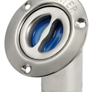 Bouchon incliné 45° WATER inox poli 38 mm