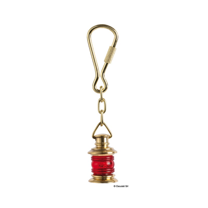 Porte-clés avec anneau laiton poli Lampe – Image 2