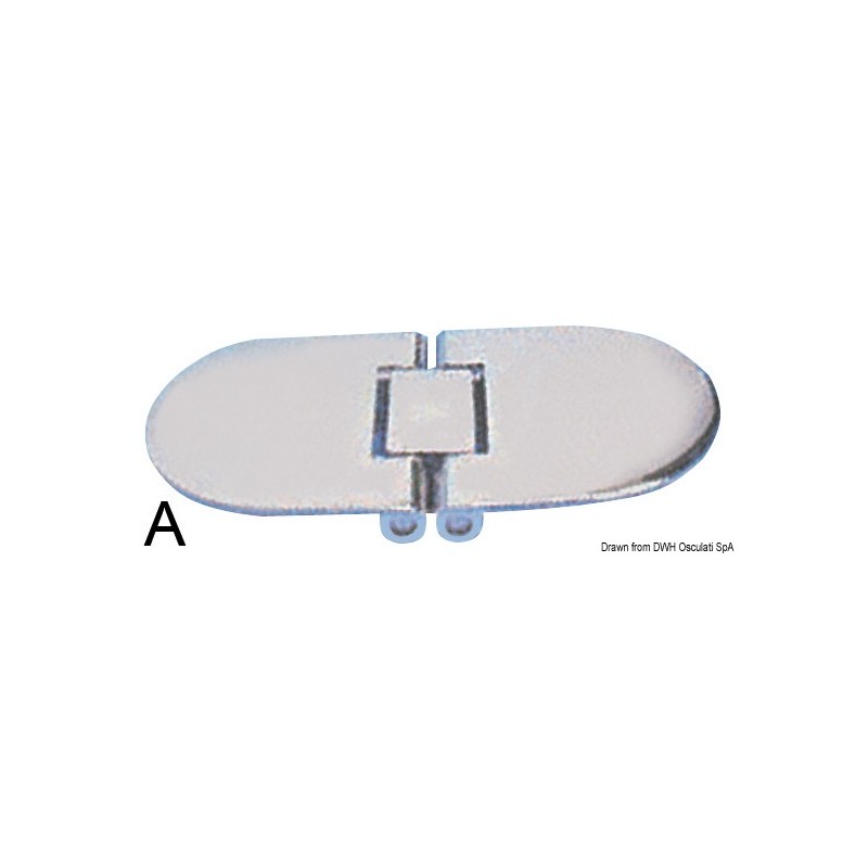 Charnière rotation180° vis sans tête 140x70 mm – Image 2