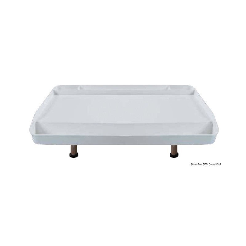 Plateau porte-appâts à encastrer 700 x 420 mm – Image 2