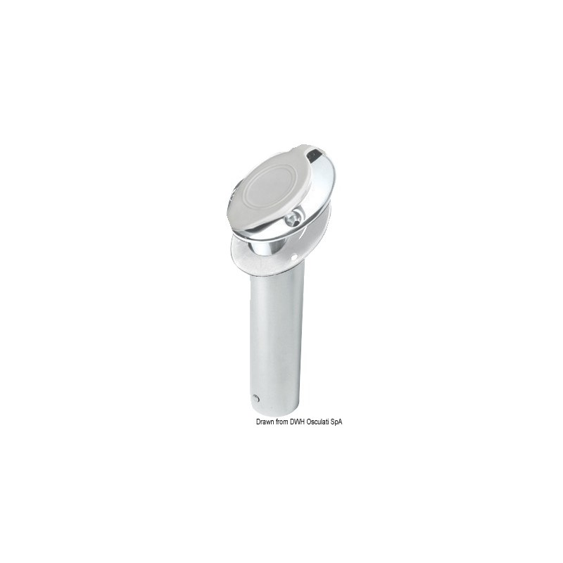 Porte-canne 75° AISI 316 capuchon blanc – Image 2