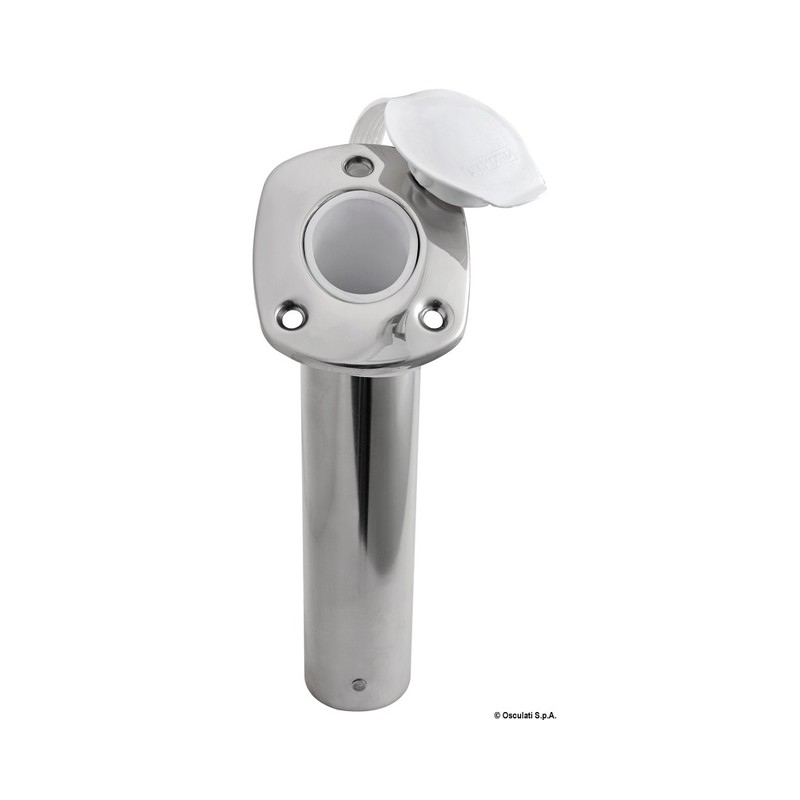 Porte-canne à encastrer inox 42 mm 60° – Image 2