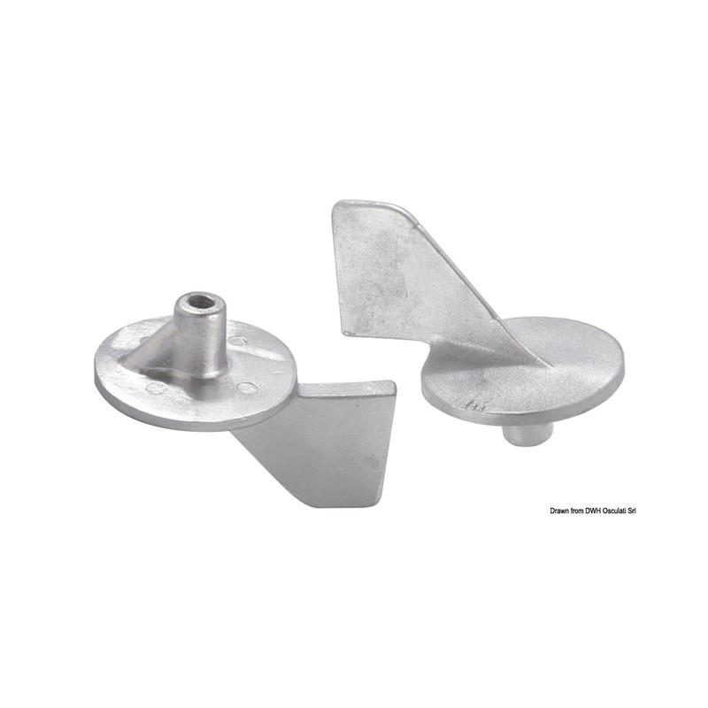 Queue de carpe universelle sur plaque ronde Aluminium – Image 2
