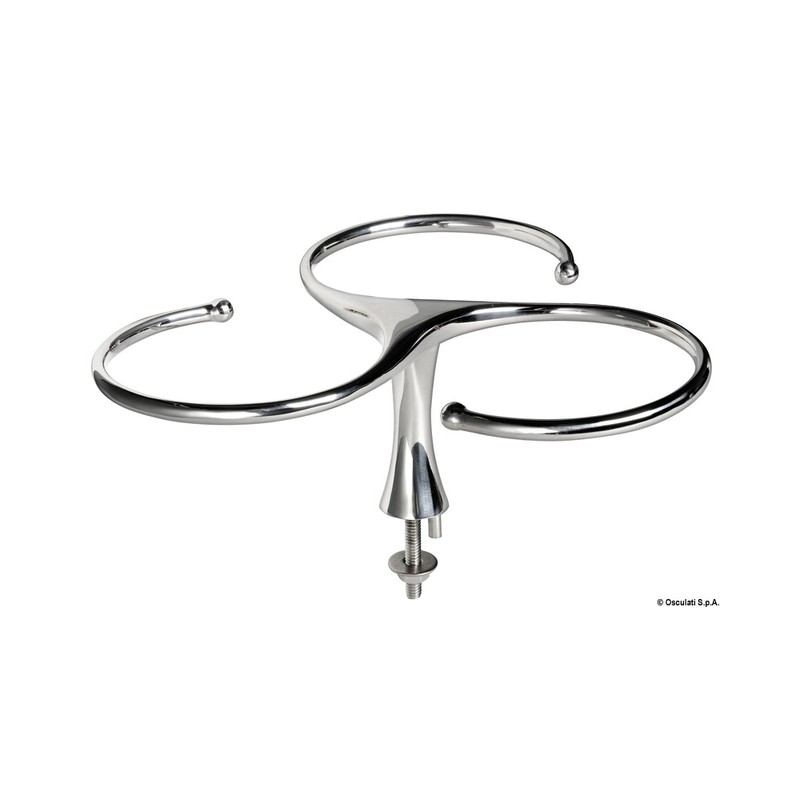Porte-verre N. 3 v. AISI316 vis sans tête 170x170 – Image 2