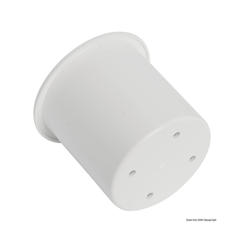 Porte-verres à encastrer ABS blanc – Image 2