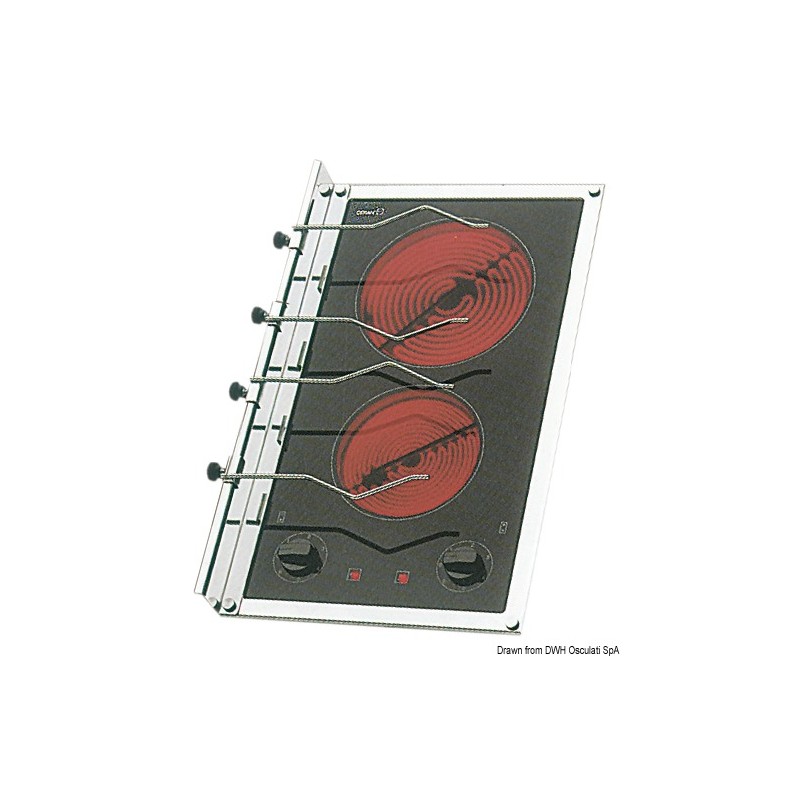 Plan cuisson électrique vitrocéramique 2 feux – Image 2